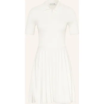 Dámské šaty Lacoste Dámské Pletené Šaty S Plisováním, režná, 44