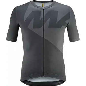 cyklistický dres Mavic Mavic Icon pánský dres krátký rukáv - černá velikost M