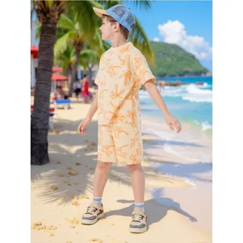 Chlapecké tričko Sinsay - Žerzejová souprava - broskvová - 164DX-24X - 164DX-24X-110