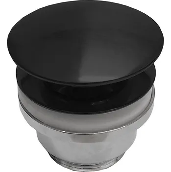 Sifon BATH DELUXE 33-004-05-02-04 - Umyvadlová výpusť RODBY pr. 6,6 cm černá