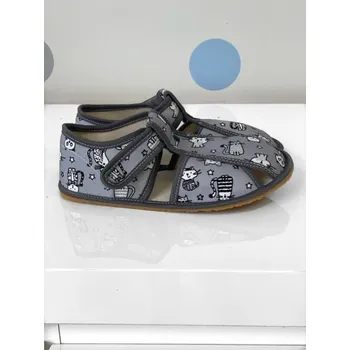 Dámská zdravotní obuv Baby Bare Shoes Slippers Grey Cat Velikost EU: 31, vnitřní délka: 200, vnitřní šířka: 77