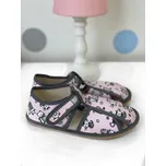 Baby Bare Shoes dětské barefoot bačkory Slippers - Pink Cat Velikost EU: 26, vnitřní délka: 169, vnitřní šířka: 70