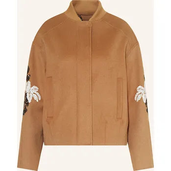 Dámský blejzr Blonde No.8 Dámská Bunda Christy S Flitry, velbloudí / černá...