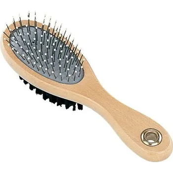 Kartáč pro zvířata Nobby kartáč dřevo oboustr. malý