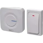 Bezdrátový zvonek do zásuvky 230V IP44 bílá