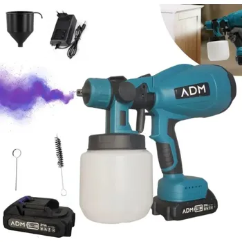 Stříkací pistole Aku stříkací pistole ADM 21V + 2x Baterie