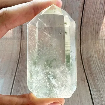 Lodolit - křišťál s inkluzemi špice 27 cca 7,6 x 4,4 cm, 175 g