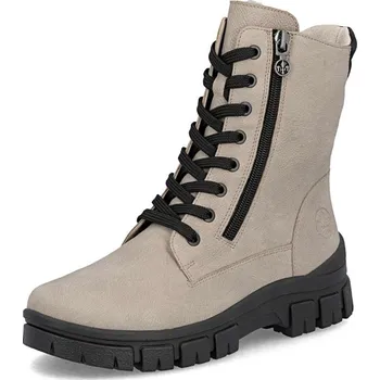 Dámské kozačky Dámská kotníková obuv RIEKER Z1152-60 béžová W5 43