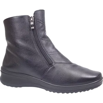 Dámské polobotky Zimní vycházková obuv-kotníková, Ara, München-st, šíře H, černá: Černá Hladká kůže 27,7 42 H - rozšířená (25195-25195)