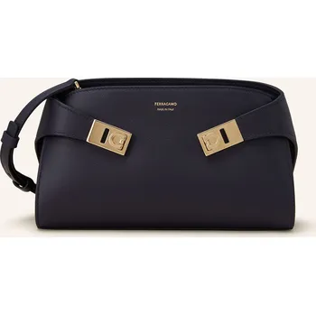 Kabelka Ferragamo Dámská Taška Přes Rameno Hug, tmavě modrá, one size