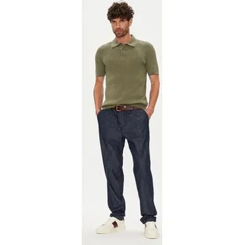 Pánské tričko Tommy Hilfiger Polokošile MW0MW40701 Zelená Regular Fit XXL