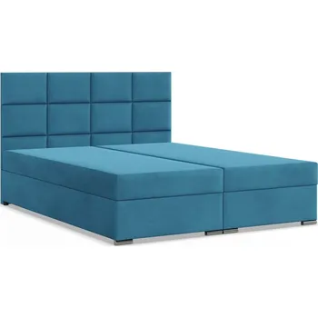 Postel AGroup Kontinentální čalouněná postel CALVI (140 x 200 cm) Barva látky Trinity: (2313) Modrá