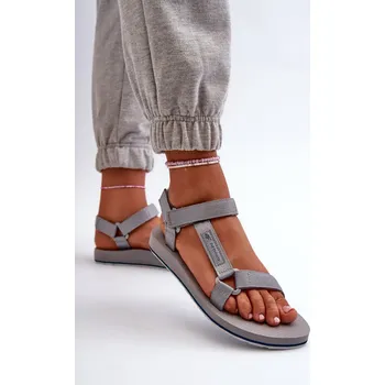 Dámské sandále Dámské Sportovní Sandály 4FRSS24FSANF054-23S Barva: Stříbrná, Velikost: 41