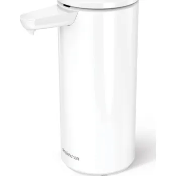 Mýdlenka Bezdotykový dávkovač mýdla Simplehuman 414 ml dobíjecí bílá ocel SHST1075