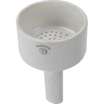 Kanystr Nálevka Bűchnerova porcelánová se sítkem malá