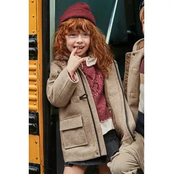 Dívčí kabát Dětský kabát Mayoral 4423.5H.Mini.9BYA béžová 12X, vel. 98