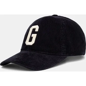 Kšiltovka Manšestrová kšiltovka Gant tmavomodrá barva, 9900280 59X, vel. ONE SIZE