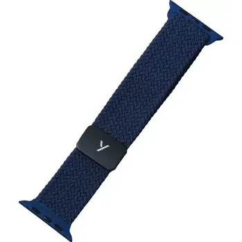 Řemínek na hodinky YENKEE YWB 056 AW Nylonový řemínek pro Apple Watch 38 40 41 mm modrá (8590669378043)