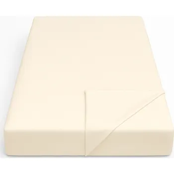 Prostěradlo BF-Bavlněné prostěradlo 140 x 240 cm Krémové