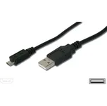 PremiumCord Kabel micro USB 2.0, A-B 0,75m kabel navržený pro rychlé nabíjení