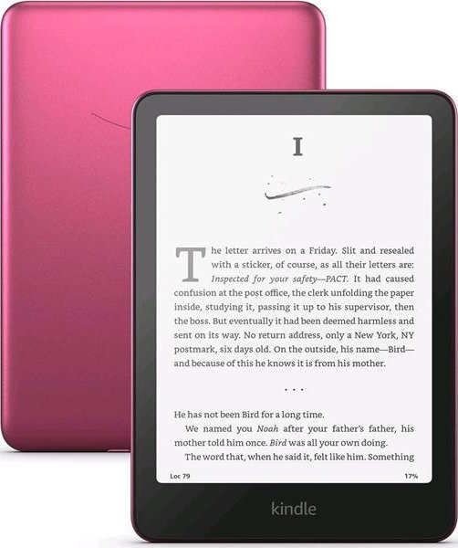 Kindle Raspbery Amazon Kindle Paperwhite Signature Edition 2024 32 GB Metallic ...