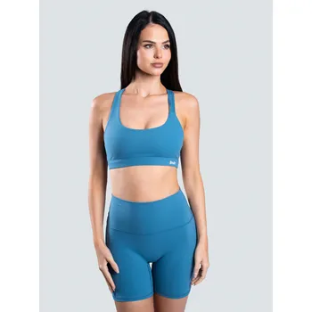 Podprsenka BrainMax Brain dámská sportovní podprsenka, modrá Velikost: M Pohodlná dámská sportovní podprsenka s trojitými ramínky