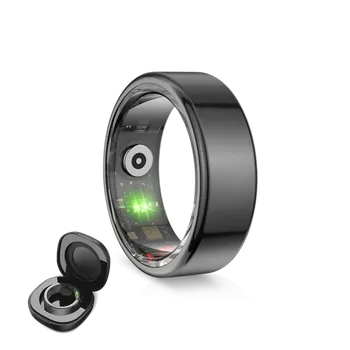 chytrý prsten KSIX Saturn chytrý prsten, 5ATM, černý Velikost: XXS