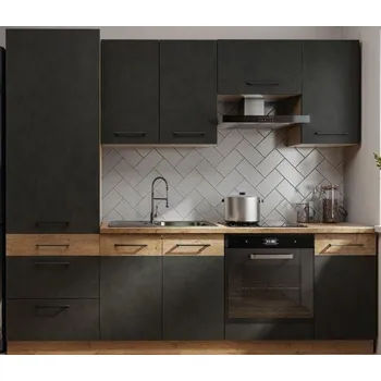 Kuchyňská linka Kuchyňská linka Vigo matera / dub lancelot, sestava M, 240 cm