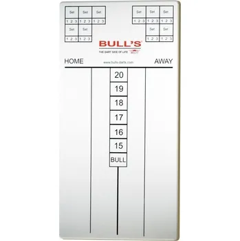 Příslušenství pro šipky Bull's tabulka na zapisování skóre Masterscore