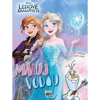 omalovánky Ledové království - Maluj vodou A4