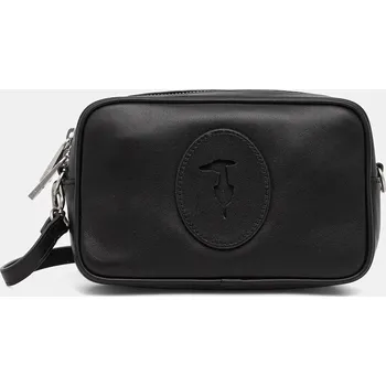 Kabelka Kožená kabelka Trussardi Z646E006027N černá 99X, vel. ONE SIZE