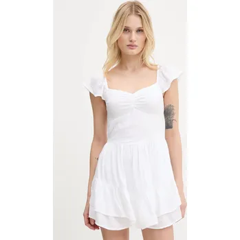 Dámské šaty Šaty Hollister Co. KI359.5241.100 bílá 00X, vel. L