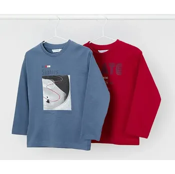 Chlapecké tričko Tričko Mayoral 2-pack červená barva, 4091 4091.5F.Mini.9BYA 33X, vel. 92