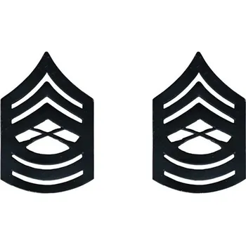 Armáda U.S. Odznak hodnostní USMC - MSgt. E8 - ČERNÝ