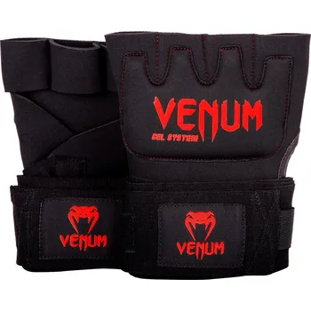Boxerské rukavice Venum rukavice Gel Kontact - černo/červené - VENUM-0181-100