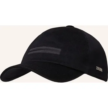 Kšiltovka Zegna Pánská Flanelová Kšiltovka, černá, L