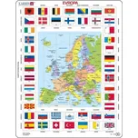 Dino - puzzle Puzzle vzdělávací: Evropa mapa s vlajkami 70d