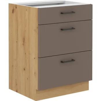 Stolarz-Lempert Kuchyňská skříňka Bolonia - dolní 60 D 3S šuplíková QUADRO