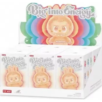 plyšák Nonari Sada 6 ks plyšových figurek ve stylu Labubu - V3 Big into Energy edition (6ks)