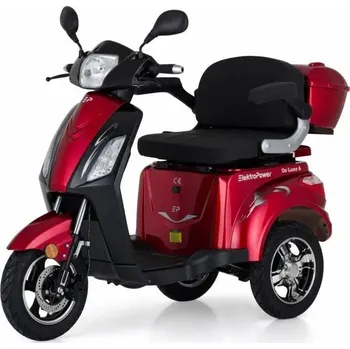 Dětská tříkolka TŘÍKOLKA ELEKTROPOWER DELUXE 6 GEL ČERVENO-ČERNÁ