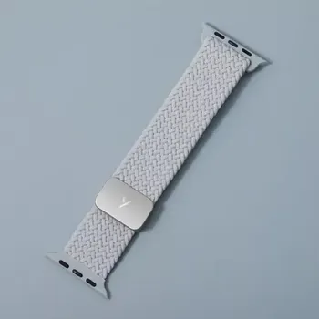 Řemínek na hodinky YENKEE YWB 050 AW Nylonový řemínek pro Apple Watch 38 40 41 mm šedá (8590669377985)