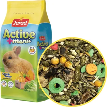 Krmivo pro hlodavce Jarad Active+ Zakrslý Králík Junior - 2x800g