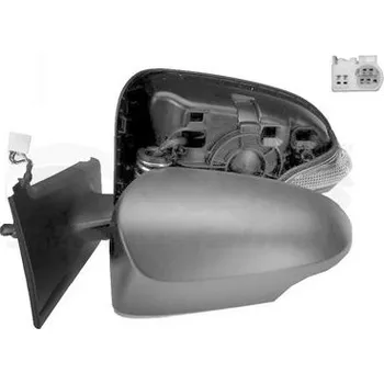 Auto zrcátko Vnější zpětné zrcátko VAN WEZEL 5437807