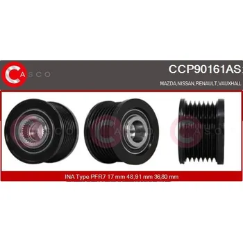 Řemenice, generátor CASCO CCP90161AS