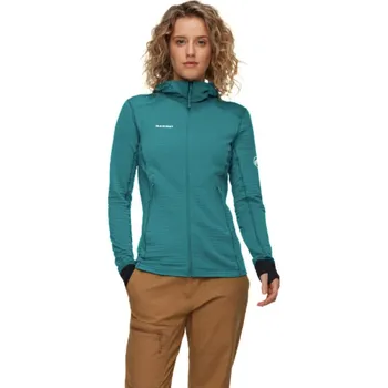 Dámská mikina Mammut Taiss Light ML Hooded Jacket W 1014-04540-40322 - deep teal/black XS