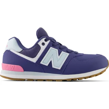 Dívčí tenisky Dětské boty New Balance GC574NJ – tmavomodrá