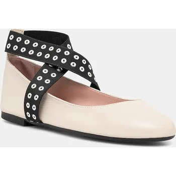 Dámské baleríny Kožené baleríny Pretty Ballerinas Nicole 52562.002.9101 béžová 01X, EUR 39