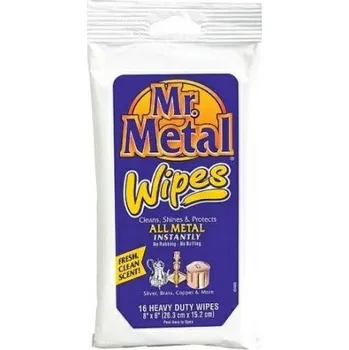 Papírový ubrousek Ubrousky na údržbu chromu a jiných kovů (16 ks)