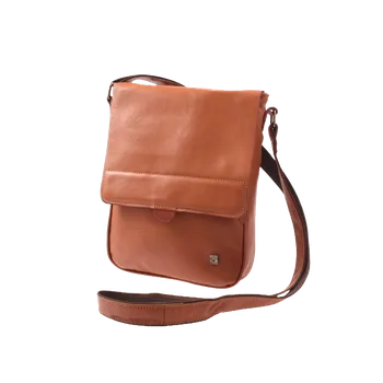 Pánská aktovka Kožená ručně šitá taška KUBÁT přes rameno na tablet 10" | 58054