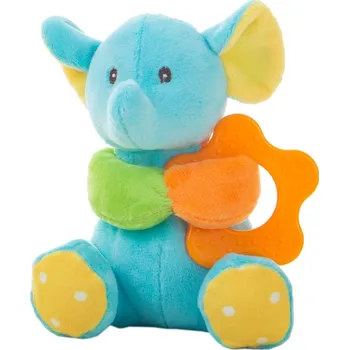 plyšák Sloník s kousátkem od firmy Llopis (Animales con mordedor 16 cm)